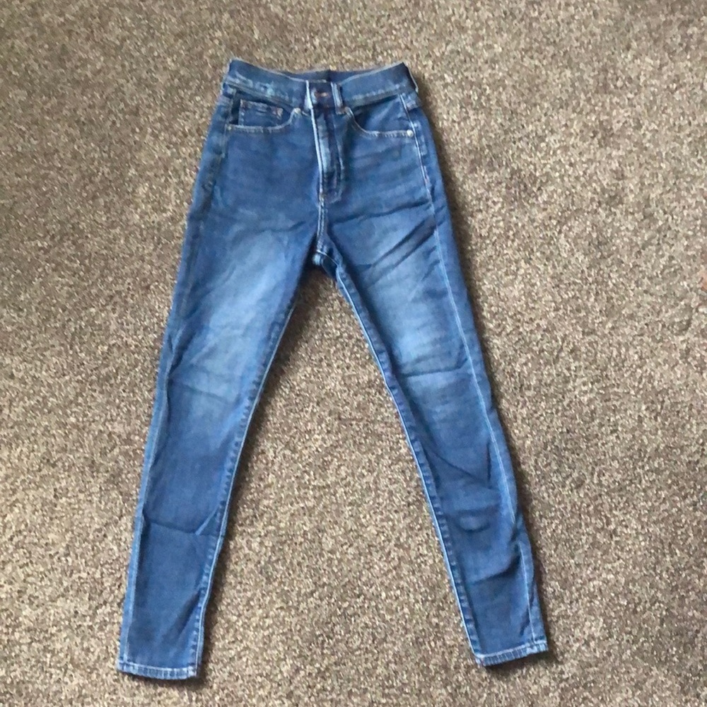 Express high rise skinny jeans